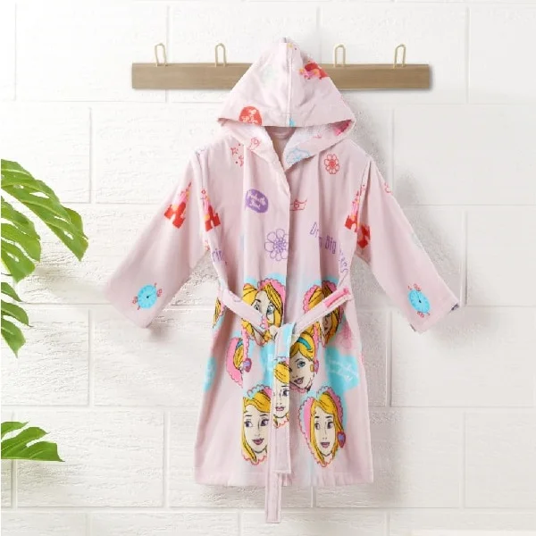 Disney Cotton Bathrobe Princess, XL Size - CH050255-XL