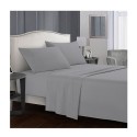 Fashion Fitted Plain Bed Sheet Set of 3Pcs, 200x200cm, Grey - CH02349-GRY