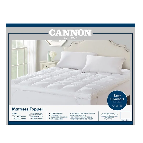 Cannon Cotton Mattress Topper, 160x200cm - CH02551