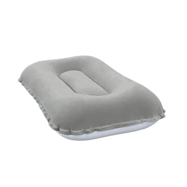 Bestway Fabric Ergo-Pillow, 48cm x 30cm, Grey - 67173-GR