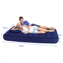 Bestway Easy Inflatable Airbed with Air Pump, 2.03m x 1.52m x 22cm - 67374