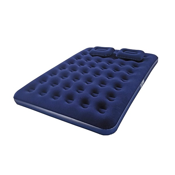 Bestway Easy Inflatable Airbed with Air Pump, 2.03m x 1.52m x 22cm - 67374