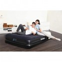Bestway Queen Premium Air Bed With Air Pump, Black. 2.03m x 1.52m x 46cm - 67403