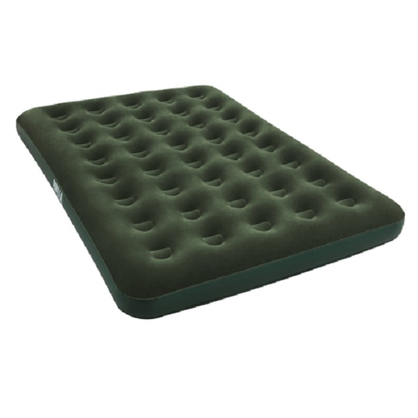 Bestway Inflatable Double Camping Mattress, Green. 1.91m x 1.37m x 22cm - 67448