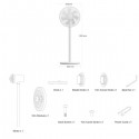 Xiaomi Mi Smart Standing Fan 1X - White