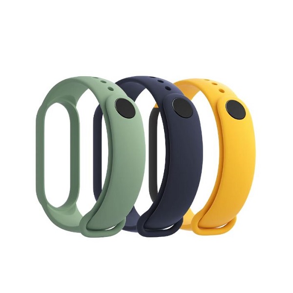 Xiaomi Mi Smart Band 5 Strap (3-Pack) Navy Blue/Yellow/Mint Green
