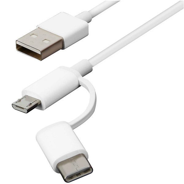 Xiaomi Mi 2-in-1 USB Cable (Micro USB to Type C) 100cm