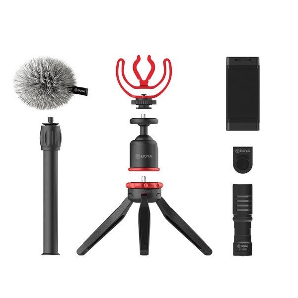 Boya By-VG330 Smartphone Vlogger Kit with BY-MM1 Mic And Accessories