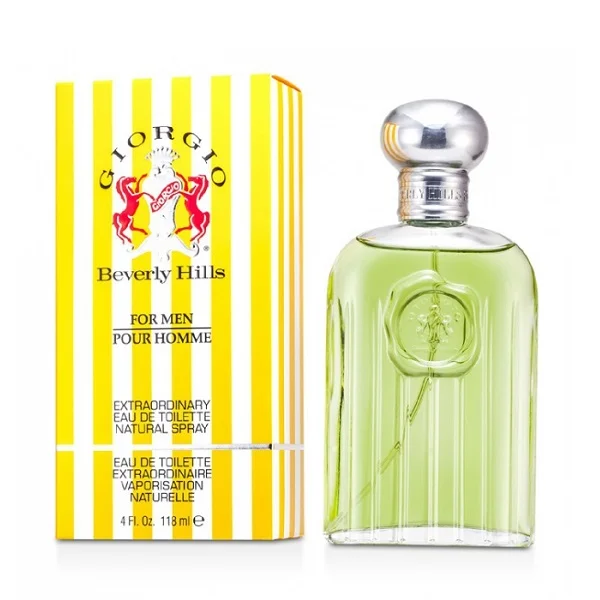 Giorgio Beverly Hills Pour Homme, Eau De Toilette for Men - 118ml