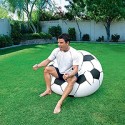 Bestway 1.14m x 1.12m x 66cm Inflatable Beanless Soccer Ball Chair - 75010
