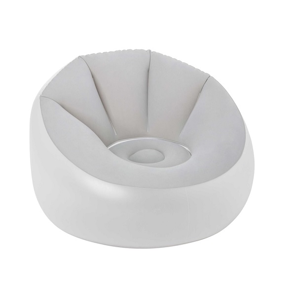 Bestway Luxury Outdoor LED Inflate-Chair, Grey - 75086