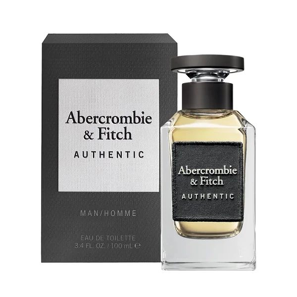 Abercrombie & Fitch Authentic Man, Eau de Toilette Spray for Men - 100ml