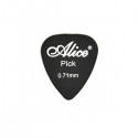 ALICE Guitar Pick 0.71 mm, Black - A-PICK-BL71