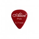 ALICE Guitar Pick 0.71 mm, Red - A-PICK-R71