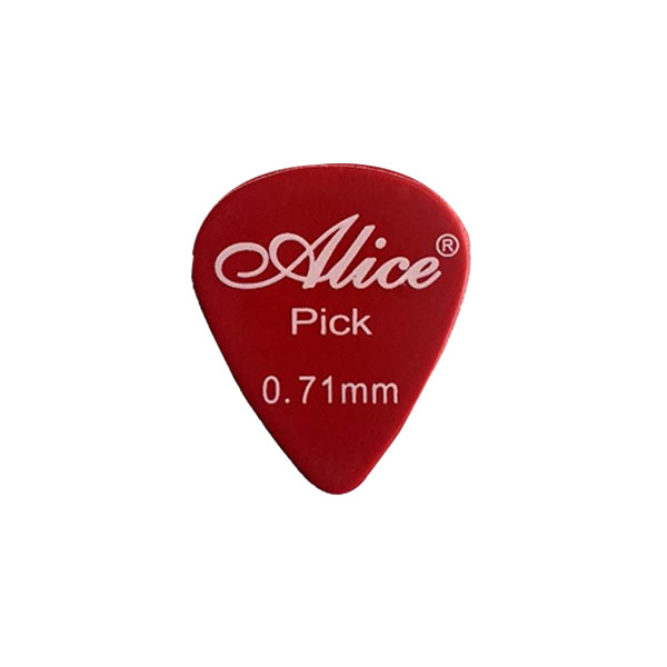 ALICE Guitar Pick 0.71 mm, Red - A-PICK-R71