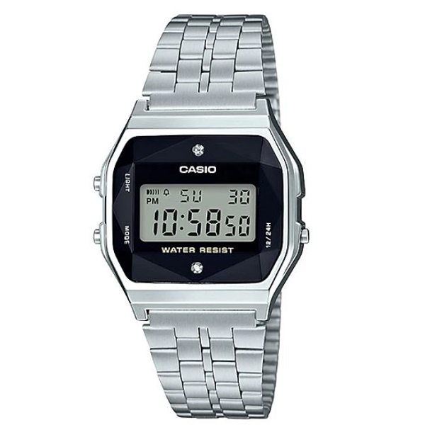 Casio Stainless Steel Digital Watch for Men - A159WAD-1DF