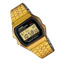 Casio Unisex Gold Stainless Steel Strap Unisex Watch - A159WGEA-1DF