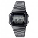 Casio Black Dial Digital Unisex Watch - A168WGG-1ADF
