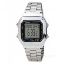 Casio Silver Stainless Steel Quartz Watch - A178WA-1ADF