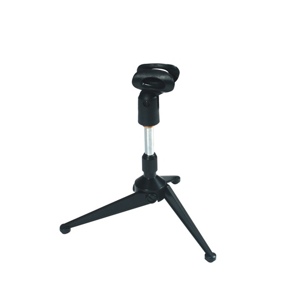 QUIKLOK Desktop Tripod Microphone Stand with Rubber Microphone Holder - A188