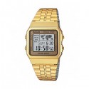 CASIO Youth Vintage Gold-Tone Digital Watch for Men - A500WGA-9DF