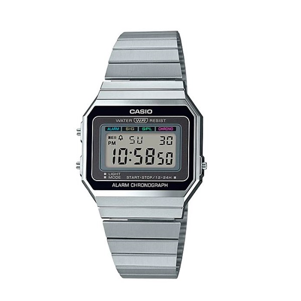 Casio Youth Vintage Stainless Steel Digital Watch for Men - A700W-1ADF