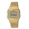 Casio Vintge Gold Dial Digital Unisex Watch - A700WMG-9ADF