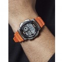 Casio Youth Digital Orange Strap Watch - AE-1000W-4BVDF
