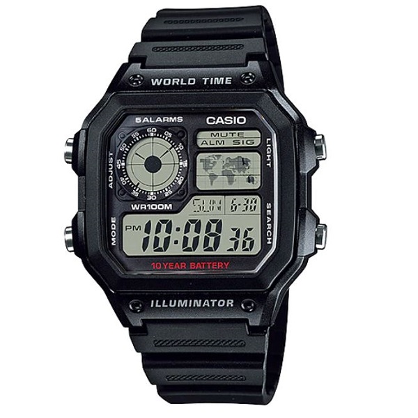 Casio Youth Digital Watch for Men - AE-1200WH-1AVDF