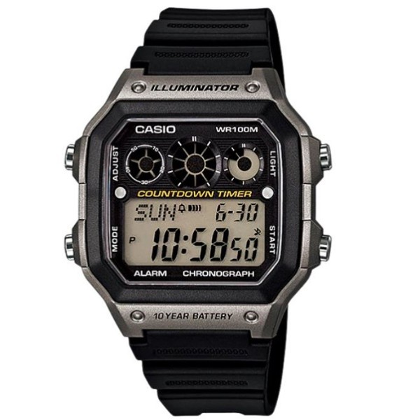 Casio Youth-Digital Digital Multi-Color Dial Men's Watch - AE-1300WH-8AVDF