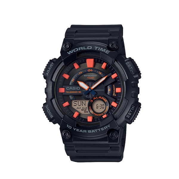 Casio Youth Digital Stylish Wrist Watch for Men - AEQ-110W-1A2VDF