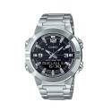 Casio Stainless Steel Black Dial Analog Watch for Men - AMW-870D-1AVDF