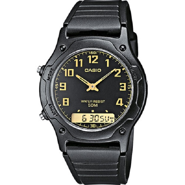 Casio Analog Black Watch for Men - AW-49H-1BVDF
