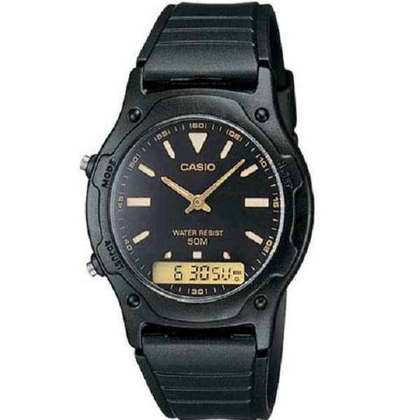 Casio Quartz Analog Digital Watch - AW-49HE-1AVDF