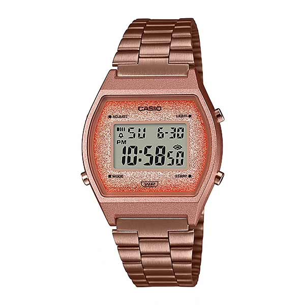 CASIO Digital Rose Gold Stainless Steel Ladies' Watch – B640WCG-5DF