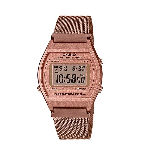 Casio Youth Rose Gold Stainless Steel Watch for Unisex - B640WMR-5ADF