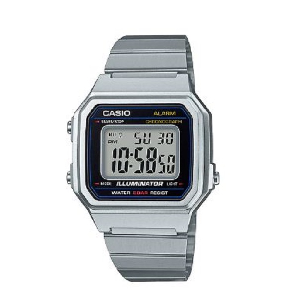 Casio Digital Stainles Steel Band Watch for Men - B650WD-1ADF