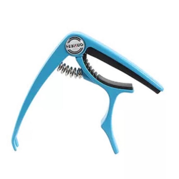 Hebikuo Aluminium Acoustic Guitar Capo, Blue - BDJ-009-BL