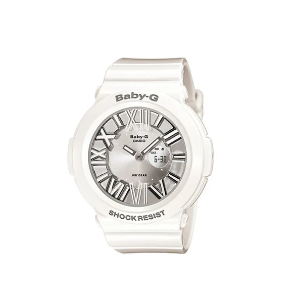 Casio Baby-G Analog-Digital White Band Watch for Women - BGA-160-7B1DR