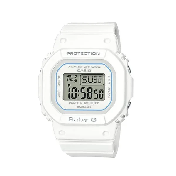 Casio Baby-G White Band Digital Women's Watch - BGD-560-7DR
