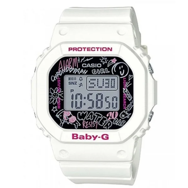 Casio Baby-G Digital Women's Watch, White - BGD-560SK-7DR