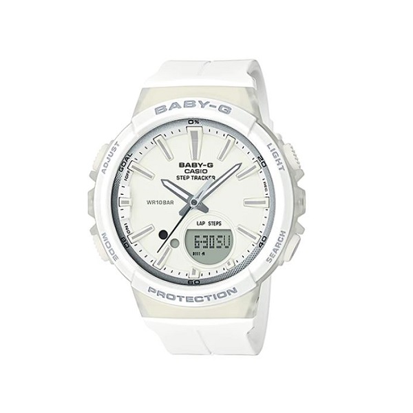 Casio Baby-G Step Tracker Analog-Digital Watch for Women - BGS-100-7A1DR