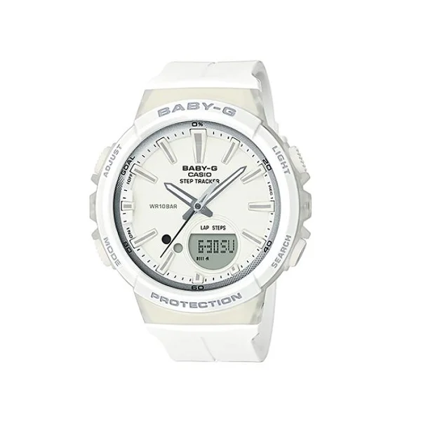Casio Baby-G Step Tracker Analog-Digital Watch for Women - BGS-100-7A1DR