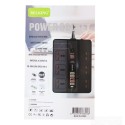 Belking 5-Port USB Hub With 6 Power Socket, Black - BK-3606-BL