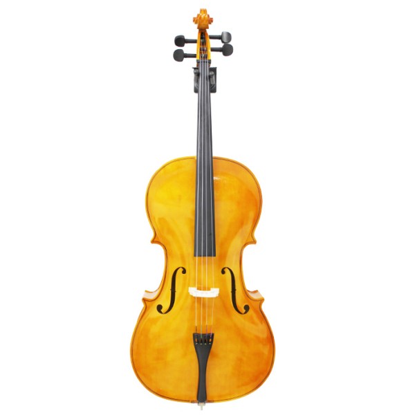 Full Size 4/4 Professional-Level Cello with Case, Brown - HC-02 BROWN