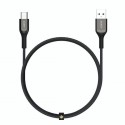 Aukey Kevlar Core USB-A to C Cable 1.2 meter, Black - CB-AKC1 BK