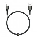 Aukey Kevlar Core USB-A to C Cable 2 meter, Black - CB-AKC2 BK