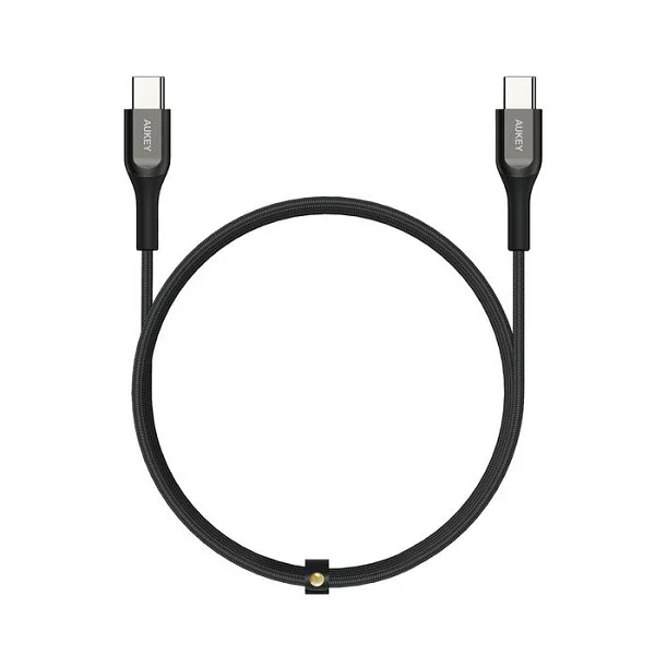 Aukey Kevlar Core USB-C to C Cable 1.2 meter, Black - CB-AKC3 BK