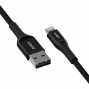 Aukey Kevlar Core Lightning to USB-A Cable 1.2 meter, Black - CB-AKL1 BK