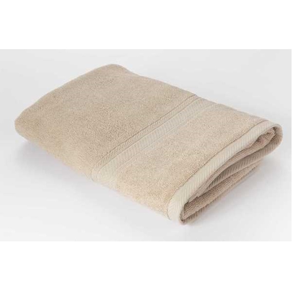 Elegance Plain Towel 70x140cm, Beige - CH01057-BEG